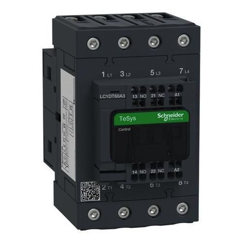 Schneider Electric LC1DT60A3E7 4p 60A AC-1 48V50/60HZ 1S1OE contactor