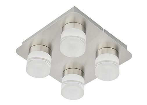 LEDINO 50200203002015 LED wall/ceiling light 2x 5W, st.