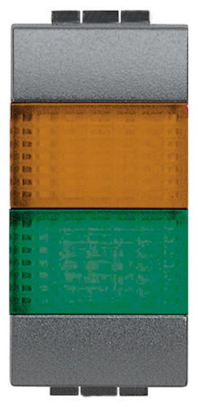 Bticino L4372AV double light orange/green