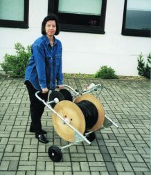 Cimco 142730 for cable one-way reel unwinder