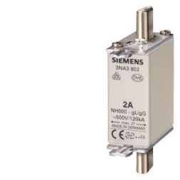 Siemens 3NA3817 NH000 fuse link with front indicator 40A