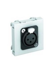OBO Bettermann MTG-X3F L SWGR1 socket with solder 45x45mm multimedia carrier XLR 3-pin, 6105213