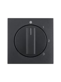 Berker 1096160600 rotary knob steps anthracite with 3-stage