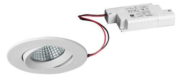 Brumberg 39453073 230V AC 6W 3000K white LED recessed ceiling spotlight