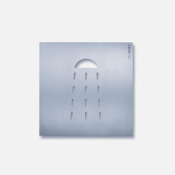 Siedle OSP 0016 orientation sign shower in stainless steel