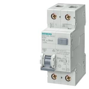 Siemens 5SU1656-7KK13 FI/LS switch C13/0.3A 1+N-pole 6kA