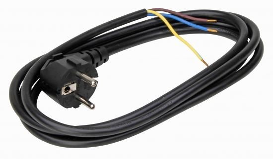 Kopp 140105092 power cable 2m 3x1qmm PVC black