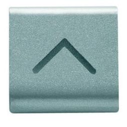 Gewiss GW14545 interchangeable 22x22 arrow vertical titanium button