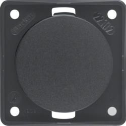 Berker 945162505 blind cover anthracite, matt Integro Flow