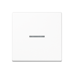 Jung A590BFKO5WW rocker switch 1-way with light guide, thermoplastic, series A, alpine white