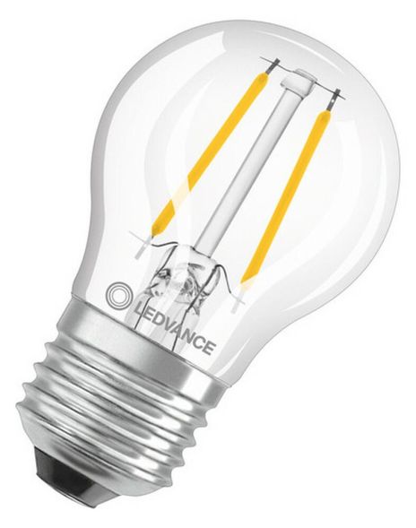 LEDVANCE Osram 4099854069192 LED CLP25 2.5W 827 FILCL E27 P LED lamp