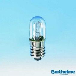 Barthelme 00210605 KRL 10x28mm E10 6V 5W tube lamp