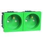 Hochköpper 00406441 B 6272.42 EMS SI 2-way green socket