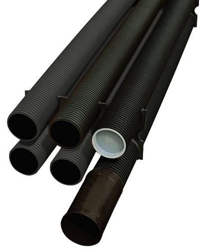 Fränkische Rohrwerke 19021145 Kabuflex S DN145 with socket 3m rod cable protection pipe