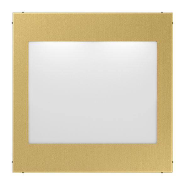 Jung ME2539RGBC LED light signal, RGB, LS series, brass classic (lacquered)