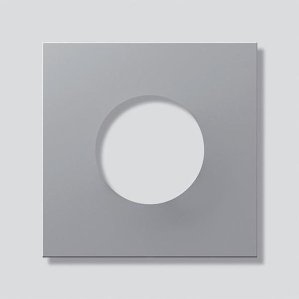 Siedle 200048699-00 Cover frame ACM67X-/BCM65X-/CM61X-SM silver metal