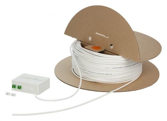 METZ CONNECT 150C049HK0010E 2xLCD-APC8° 10m Mini-Breakout 4E9 4.5mm FTTH socket (VADT) one. open OS2