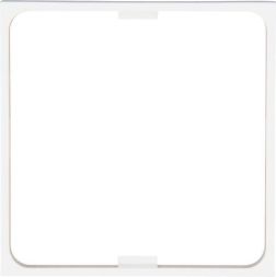 Kopp 405632008 HK07 for 50x50DIN devices arctic white matt intermediate frame