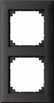 MERTEN 488214 frame 2-way anthracite M-PLAN