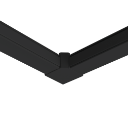 Regiolux 19200072104 SRT-KL node L-shape black rail connector