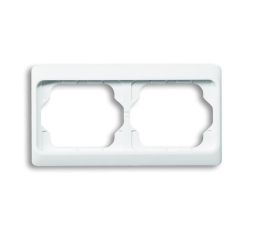 Busch-Jaeger 1722 KA-24G cover frame, 2-way frame studio white high gloss