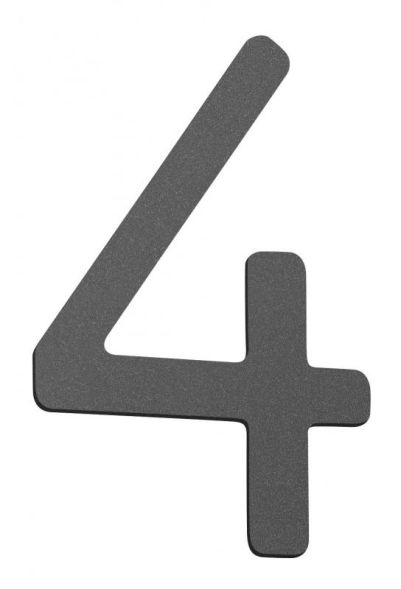 CMD 4 anthracite small house number
