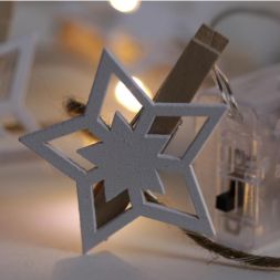 FHS 35590 LED light kit 100 bat.sort star/white&amp;amp;red snowflake/white