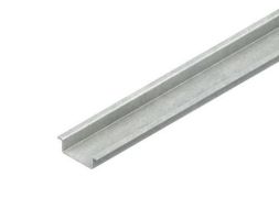 Niedax 2937/2SO hat profile 15x5.5x2000mm unperforated support rail