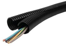 Fränkische Rohrwerke 3840001400 2PPSM-14U.50 divisible black UV corrugated pipe