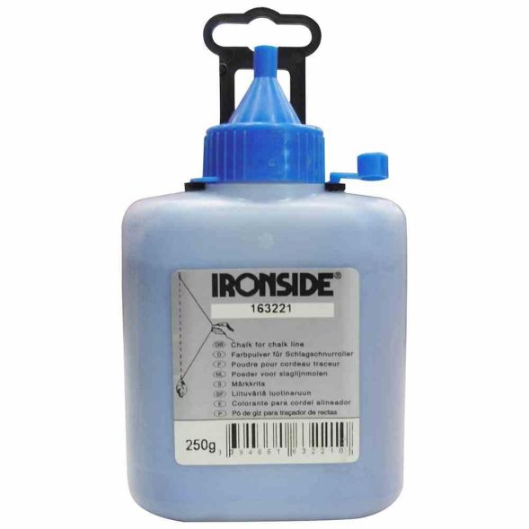 IRONSIDE 163221 Color powder 250g blue for chalk line device