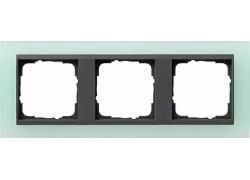 Gira 021385 3-way cover frame for anthracite Gira Event Opaque Mint
