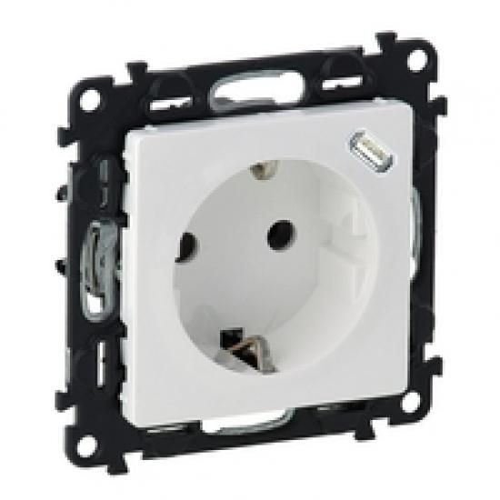 Legrand 753135 socket Valena Life USB-C Ultrawhite, (white)