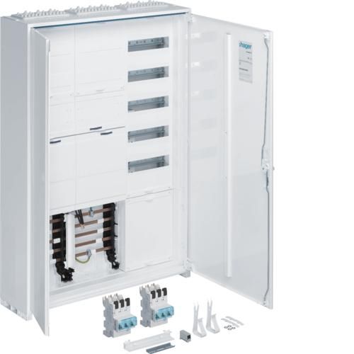 Hager ZB33SEQ25EN univ. Z 2ZP H=1100mm 3f. complete cabinet