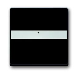 Busch-Jaeger 1764 NLI-885 rocker switch, with label field, matt black