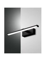 Fabas Luce 3361-21-101 Nala 1x6W 700lm 3000K IP44 black LED wall light LB23