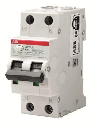 ABB Stotz-Kontakt 2CSR255188R1107 DS201AT-K10A/0.03 6kA 1P+N FI/LS switch