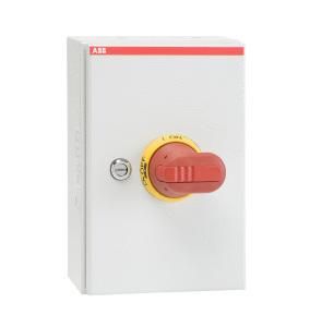 ABB Stotz-Kontakt OT25ETMM6AE, EMC safety switch 3-pole 15 kW 400V with red-yellow handle, 1SCA022742R1240
