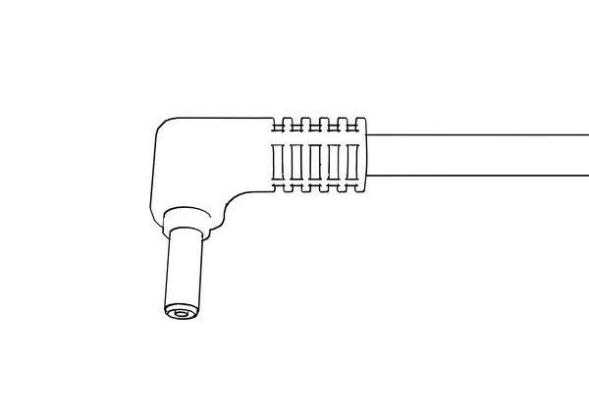 Ledxon 9100759 LCR with angle plug grey L:4m connection cable
