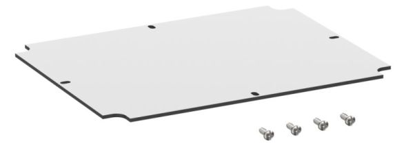 Spelsberg 89512501 Abox MPI 250 light grey mounting plate