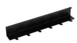 Kesseböhmer MOSAIQ-HL6.20 hook rail 6 hooks Linero MosaiQ, jet black, black