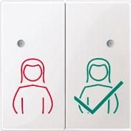 MERTEN MEG4842-0319 Touch panel 2-way polar white glossy