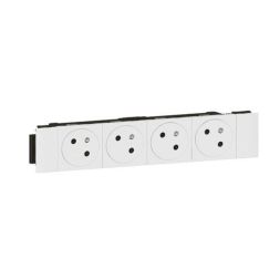 Legrand 077104L Mosaic 4-fF/B Snap-On EBS ultraws socket
