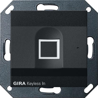 Gira 2617005 reading unit System 55 black Keyless In-Fingerprint