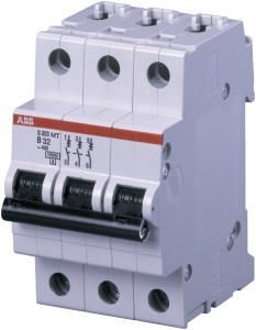ABB Stotz-Kontakt S203MT-C4, circuit breaker C-Char., 10 kA, 4 A, 3P, 2CDS273006R0044