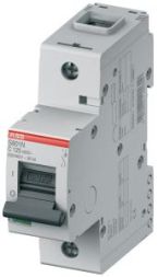 ABB Stotz-Kontakt S801N-C63, high-performance circuit breaker, 63A,C,400VAC=Icu 36kA,690VAC=Icu 4.5kA, 1P, 2CCS891001R0634
