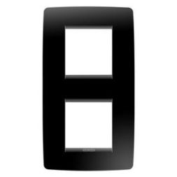 Gewiss GW16124TN ONE Inter 2+2M V 71mm toner black cover frame