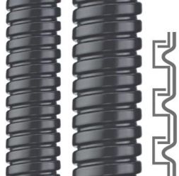 Flexa 12213702007 SPR-PU-F AD10 7x10mm black metal protection hose