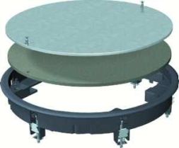 OBO Bettermann ZESR7/10U (30872F6) graphite black inspection cover, 7406792