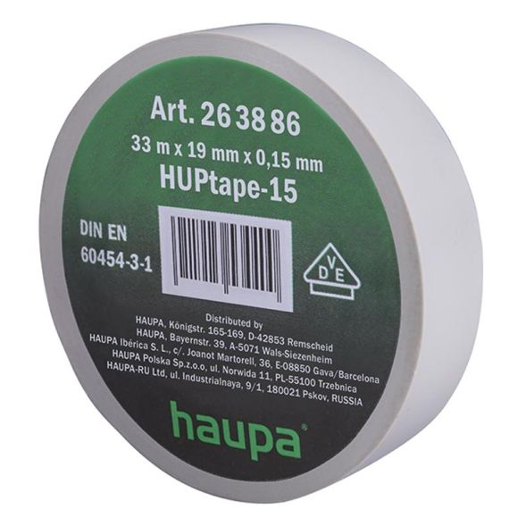HAUPA 263886 insulating tape PVC 19mm 33m gr UV-best