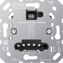 Jung 1702SE switch insert relay 2-channel